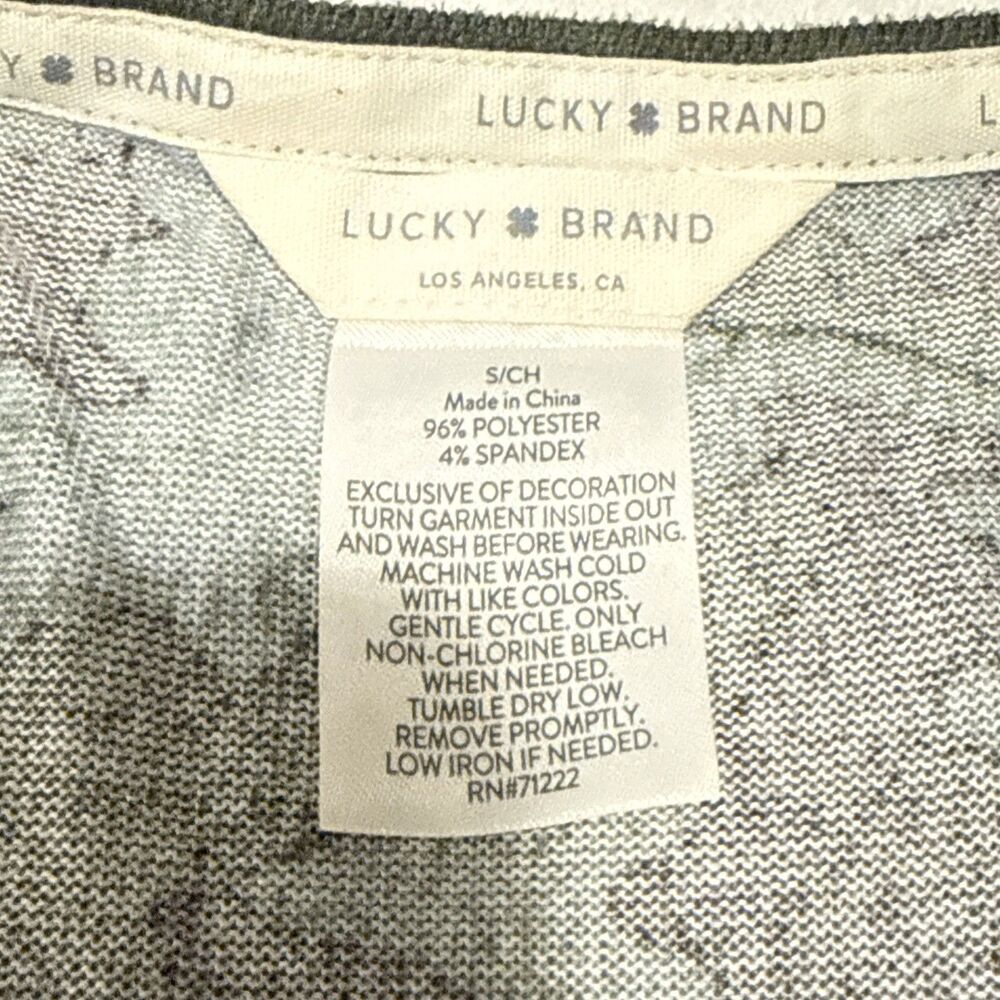 Lucky Brand Jungle Camo Print Casual Tank Top Womens‎ Size Small - Picture 2 of 5